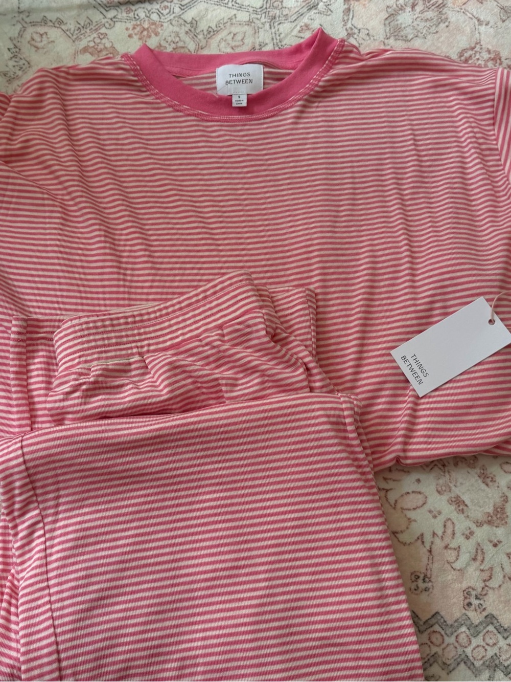 Things Between Pink Striped Set - Picture 4 of 5